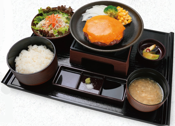 とろけるチーズハンバーグ御膳